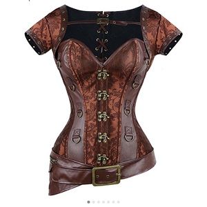 Steampunk Corset Set Plus Size
